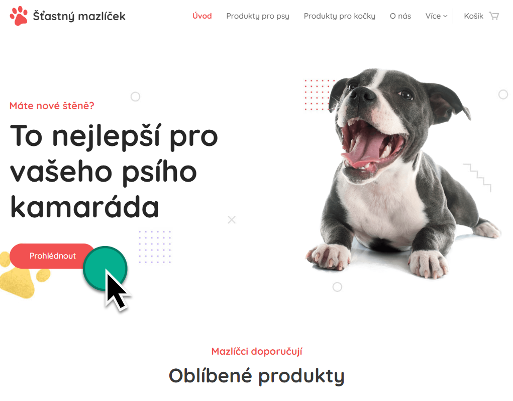 Takto je to správně. Tlačítko "Prohlédnout" mě ihned navádí, kam dál.